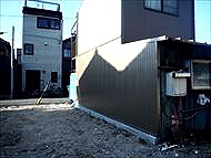 名古屋市南区白雲町での住宅解体工事　解体後
